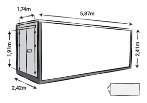 Z-Box opslagcontainer model 1