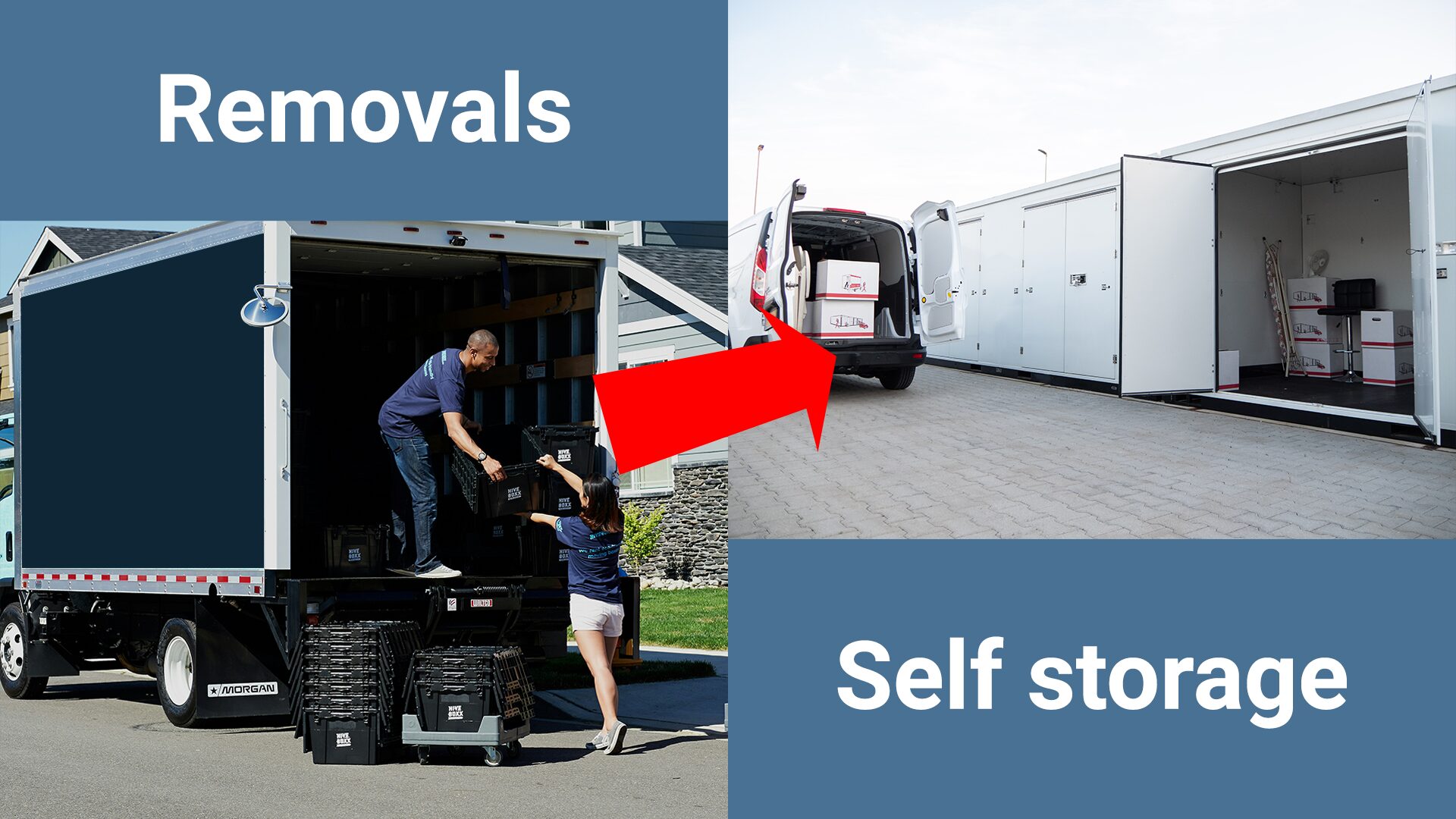 Shift verhuizen naar self storage