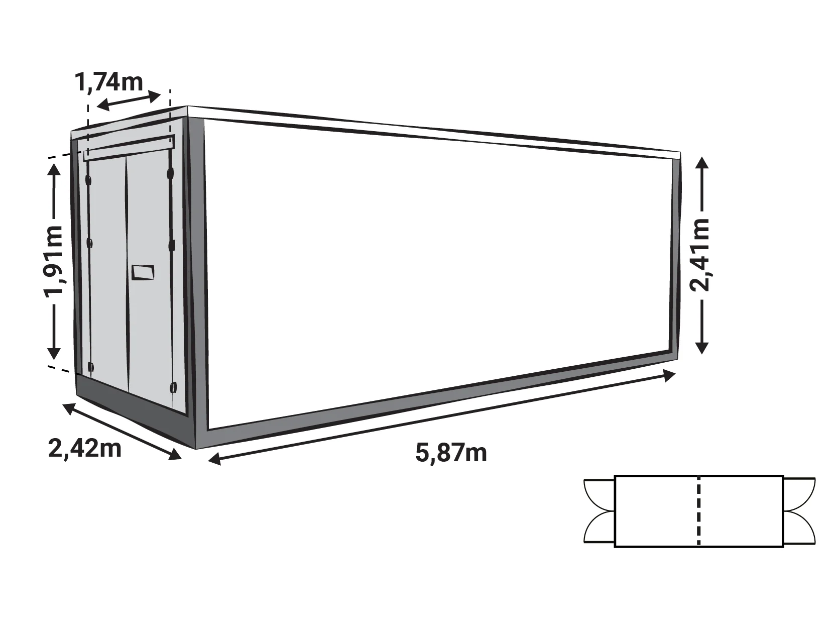 Z Box storage container model 2