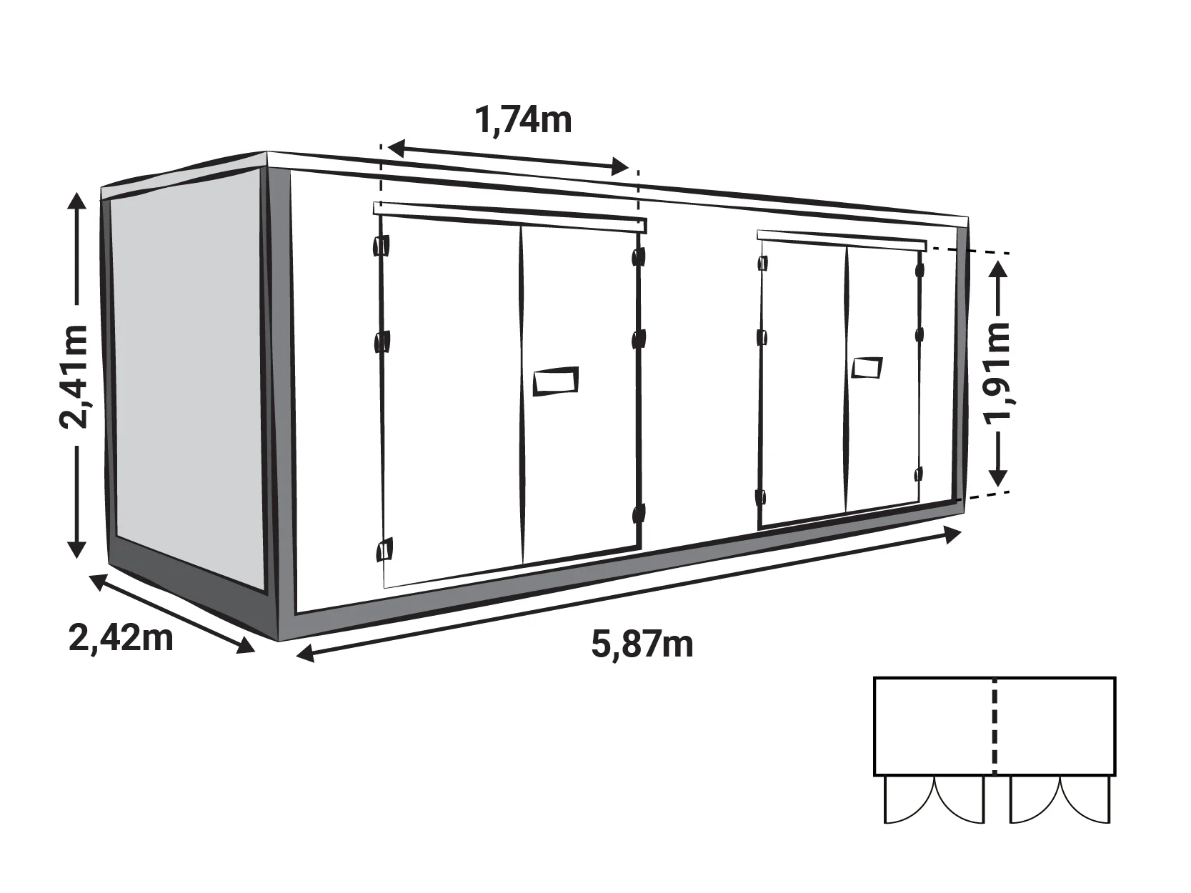 Z Box storage container model 3