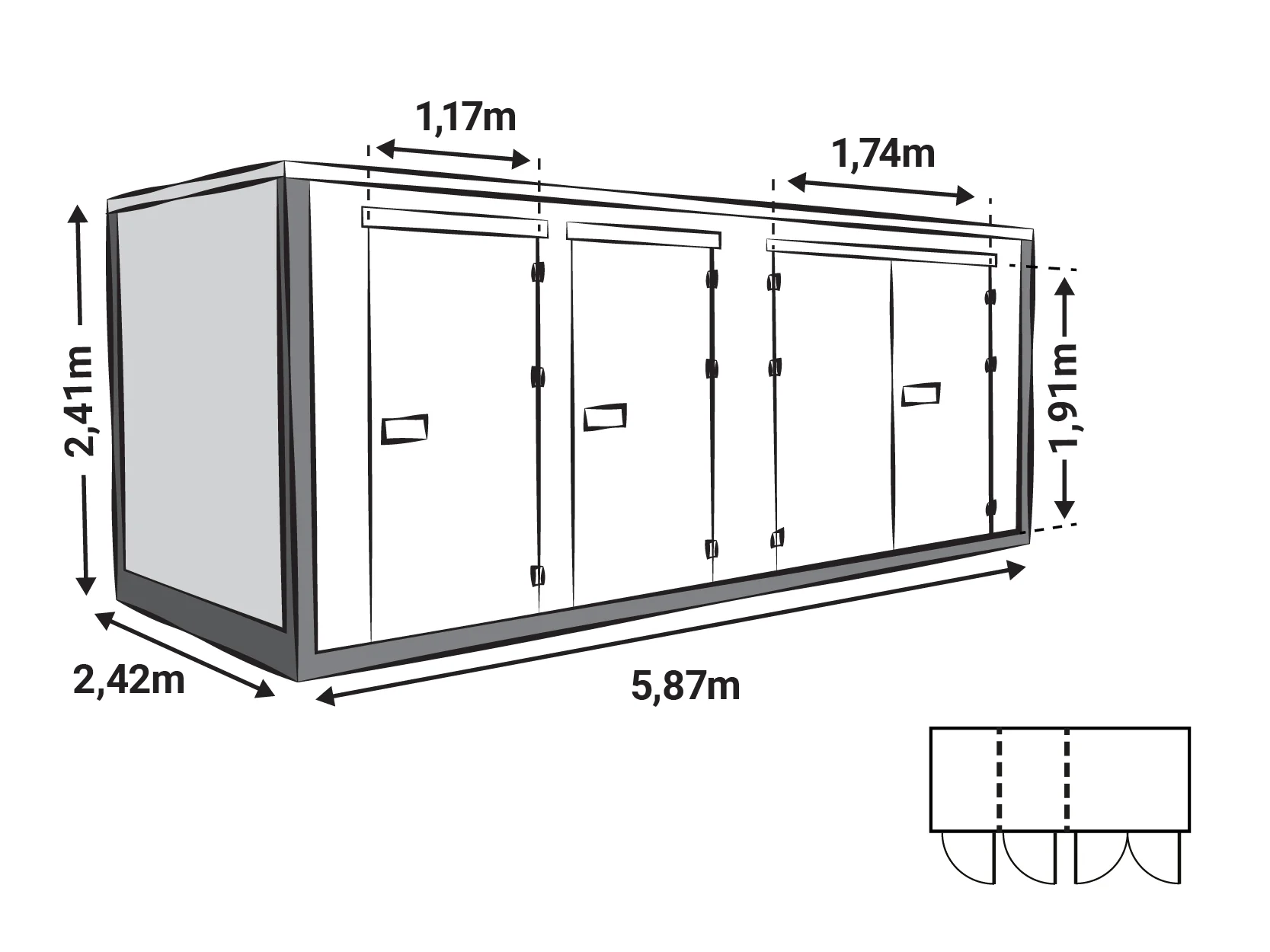 Z Box storage container model 4